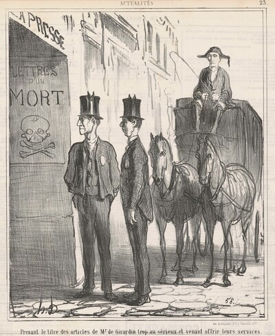 Prenant le titre ... de Mr de Girardin trop au sérieux ...