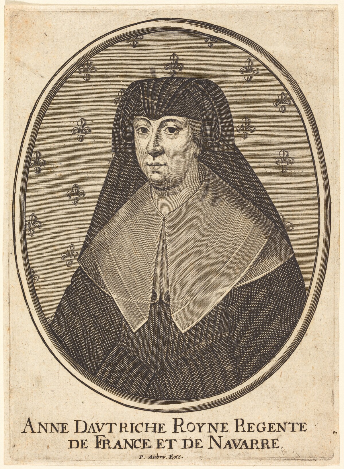 Anne of Austria by Pierre Aubry