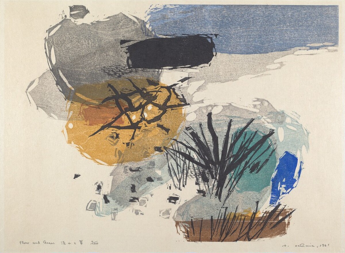 Flow and Grass by Ansei Uchima