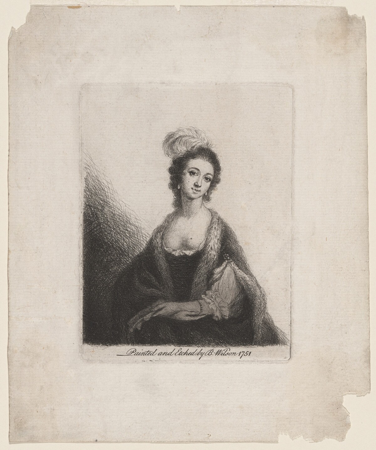 Maria, Countess of Coventry by Benjamin Wilson