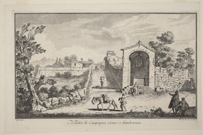 Veduta di Campagna vincino a Gamberaia