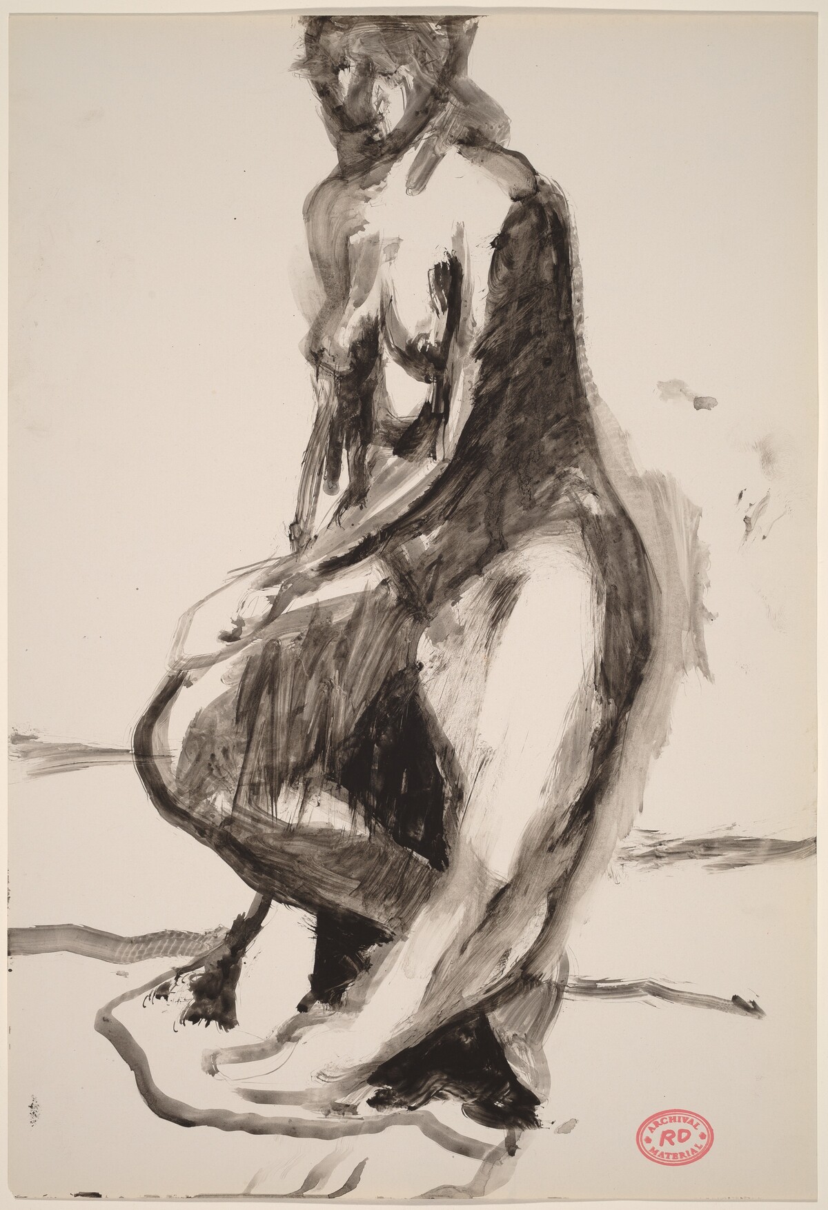 Untitled [seated woman] by Richard Diebenkorn