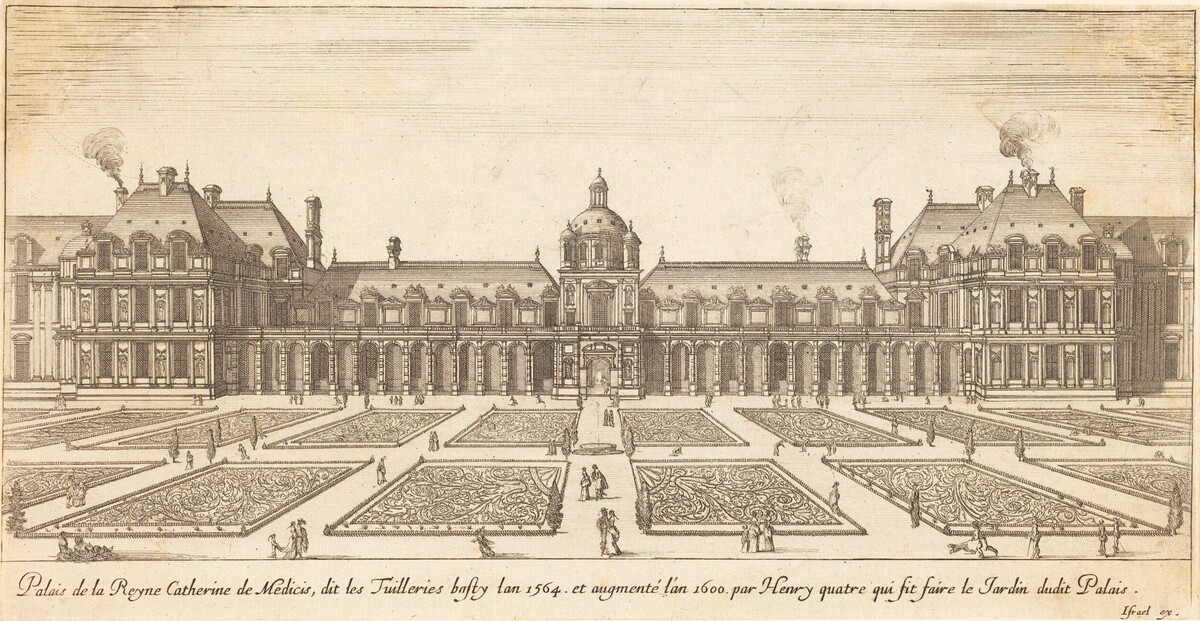 Palais de la Reyne Catherine de Medicis by Israël Silvestre