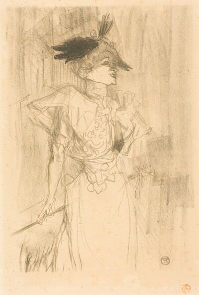 Mlle. Marcelle Lender, Standing (Mlle. Marcelle Lender, debout)