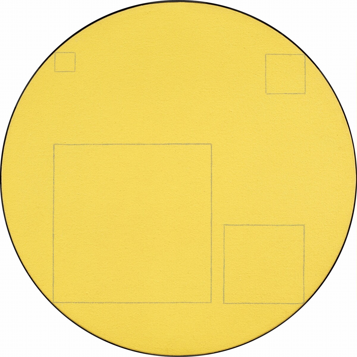 Four Squares within a Circle by Robert Mangold