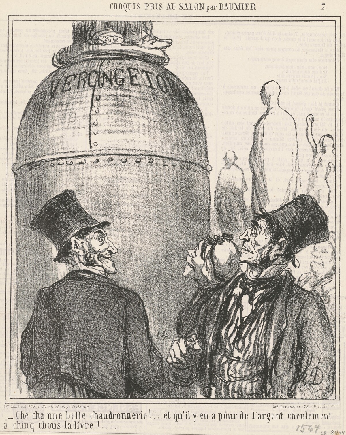 Ché cha une belle chaudronnerie! by Honoré Daumier
