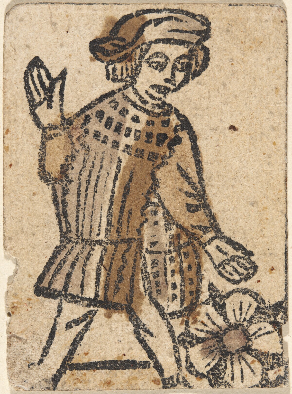 Playing Card by German 15th Century
