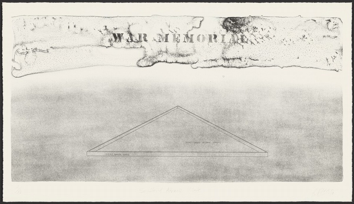 Scattered Atomic Waste from Five War Memorials by Robert Morris