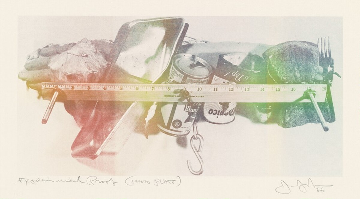 Pinion [experimental proof] by Jasper Johns