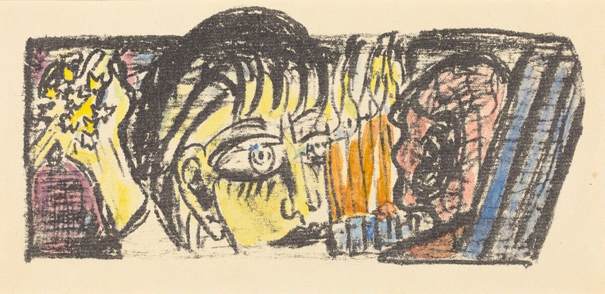 John, Revelations (Chapter 1, Verses 12-20) by Max Beckmann