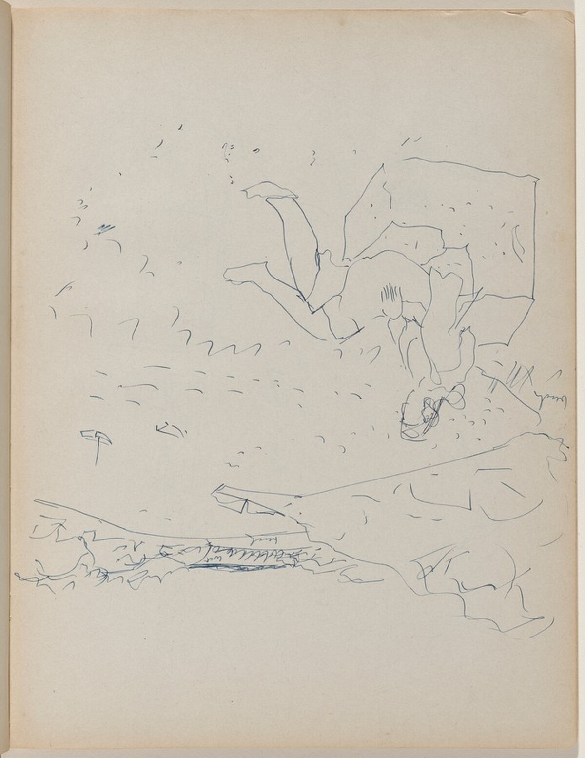 Woman Seated on a Rock by Milton Avery