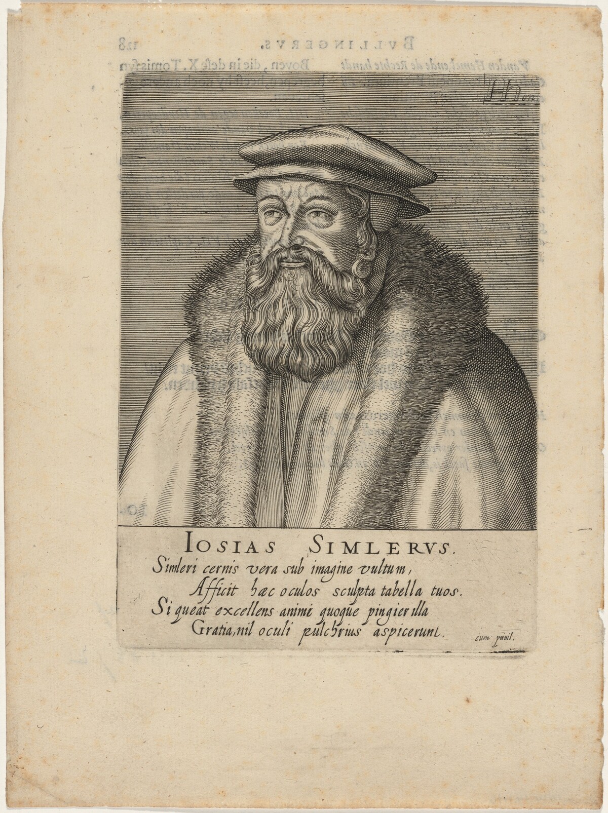 Josias Simler by Hendrik Hondius I