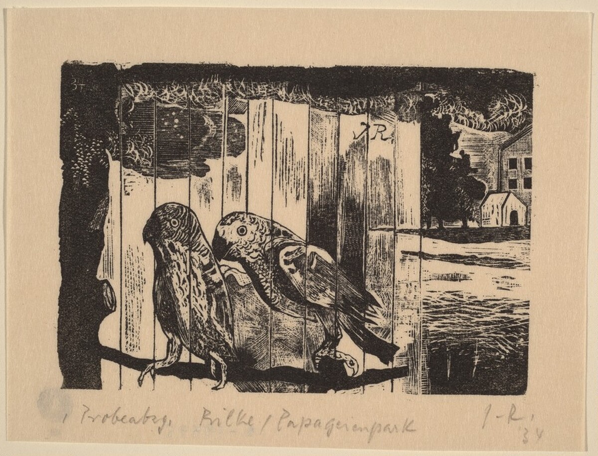 Prilke Papageienpark (?) by Imre Reiner