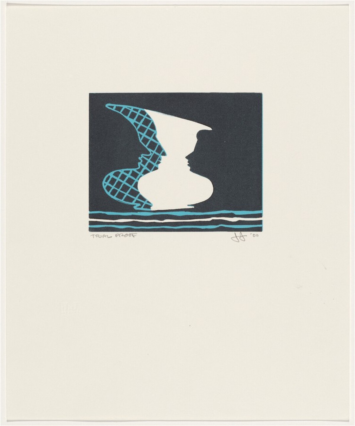 Untitled [trial proof] by Jasper Johns
