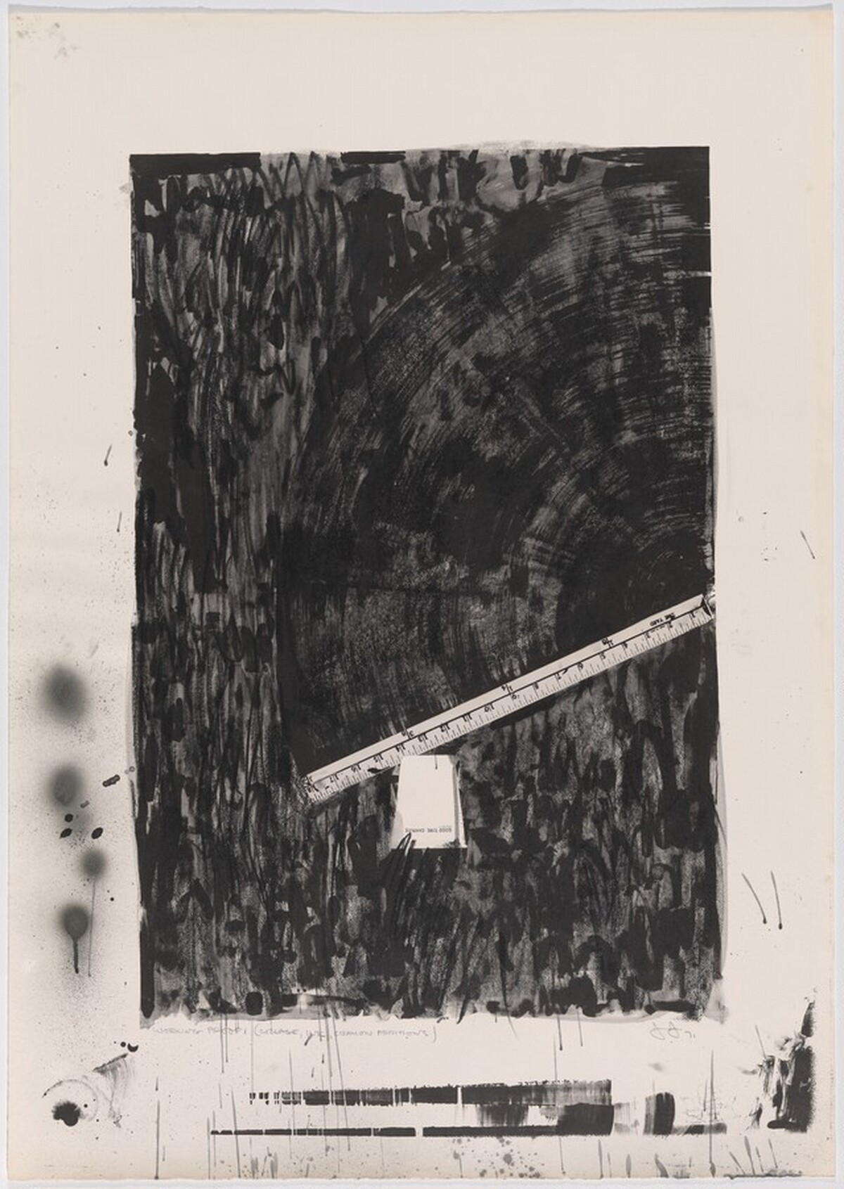Good Time Charley II [working proof] by Jasper Johns
