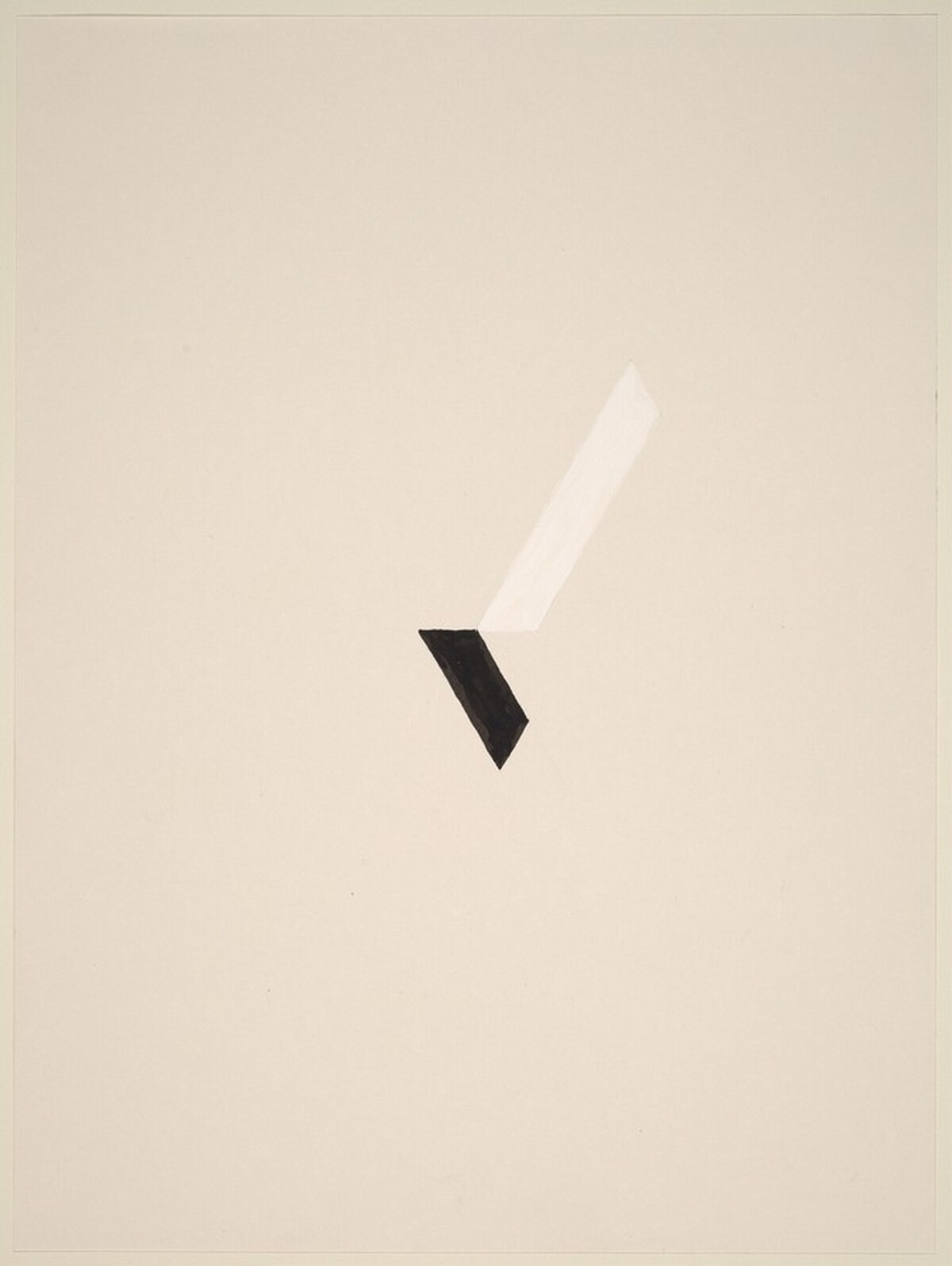 Black and White around Center Point by Richard Tuttle