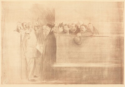L'audience (3e planche) (The Hearing) (third plate)
