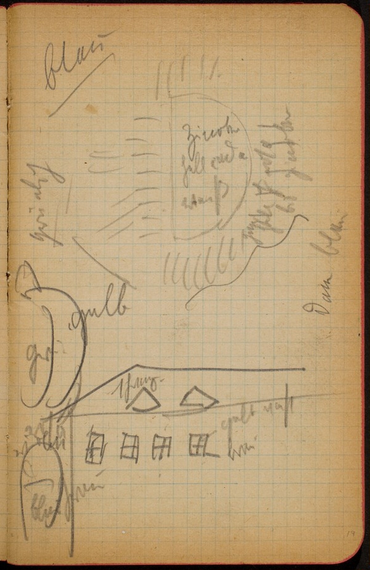 Architekturstudien (House Exterior Scene) [p. 19] by Max Beckmann