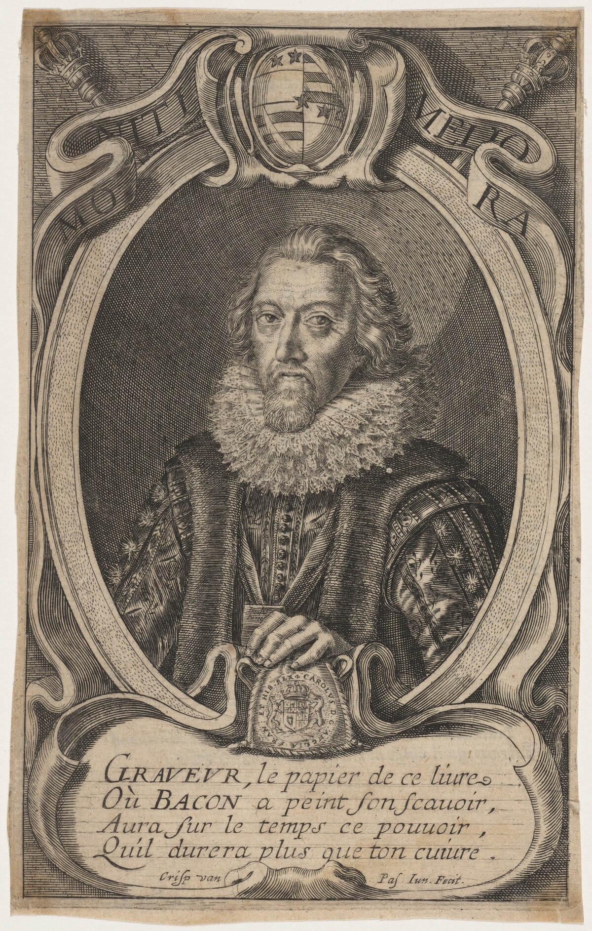 Sir Francis Bacon by Crispijn de Passe II