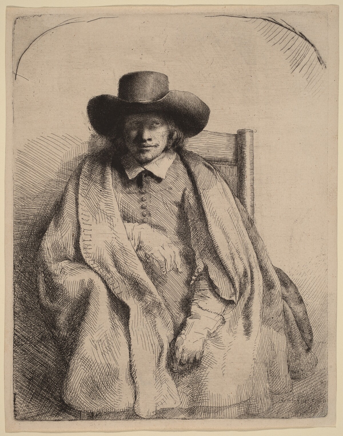 Clement de Jonghe by Rembrandt van Rijn