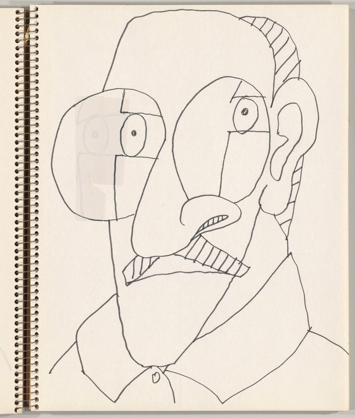 Self-Portrait by Saul Steinberg