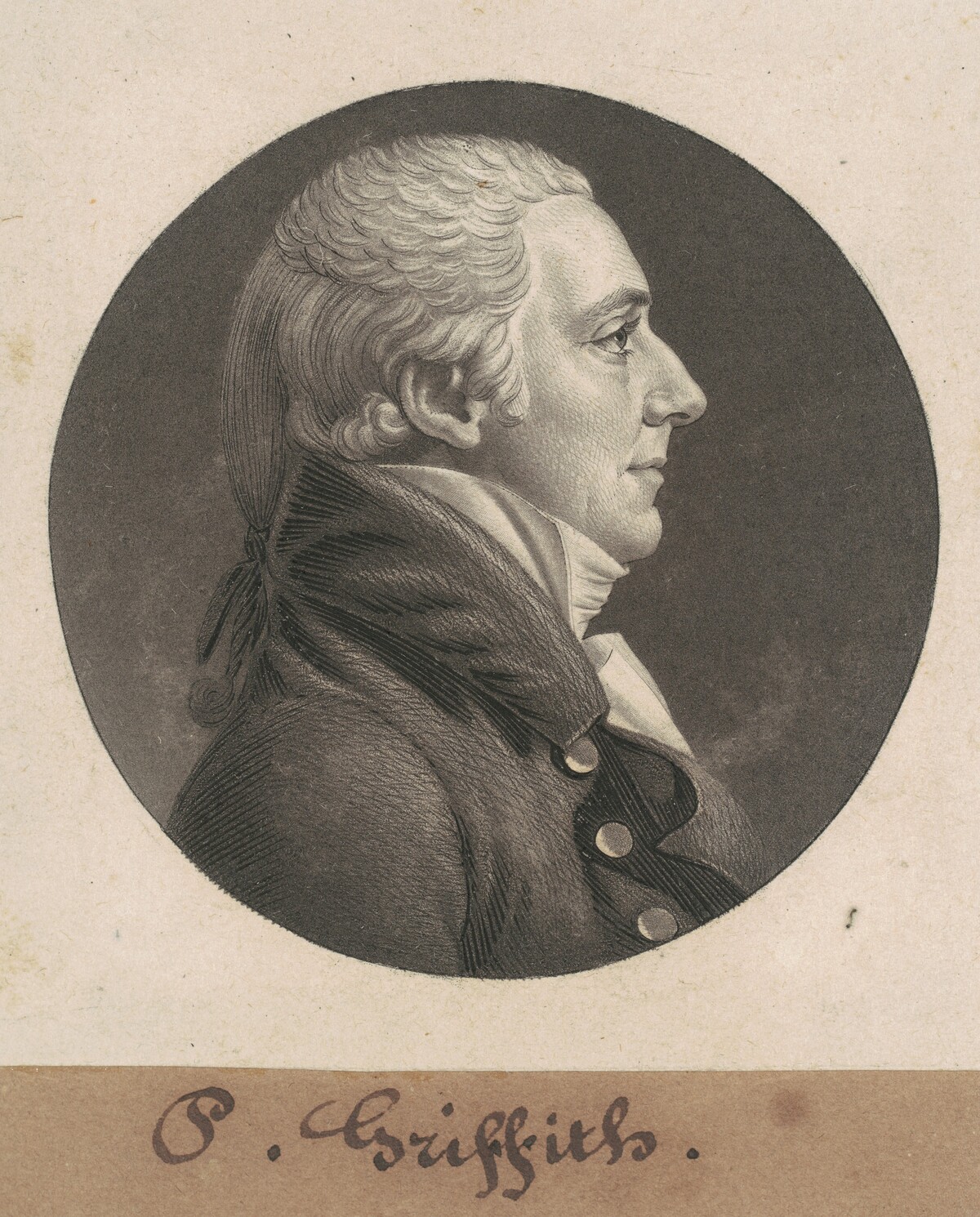 William Randolph IV by Charles B. J. Févret de Saint-Mémin