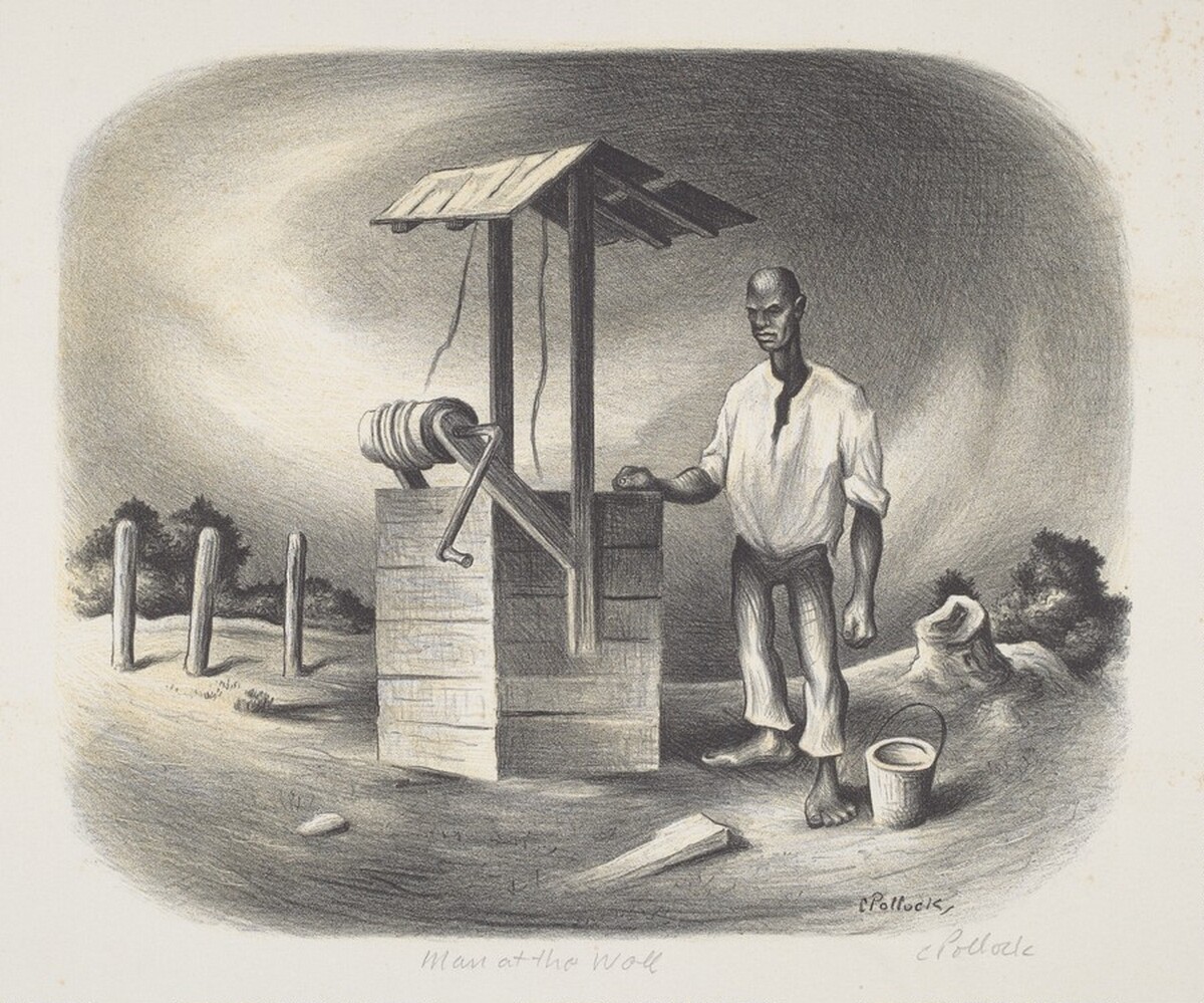 Man At The Well by Charles Cecil Pollock