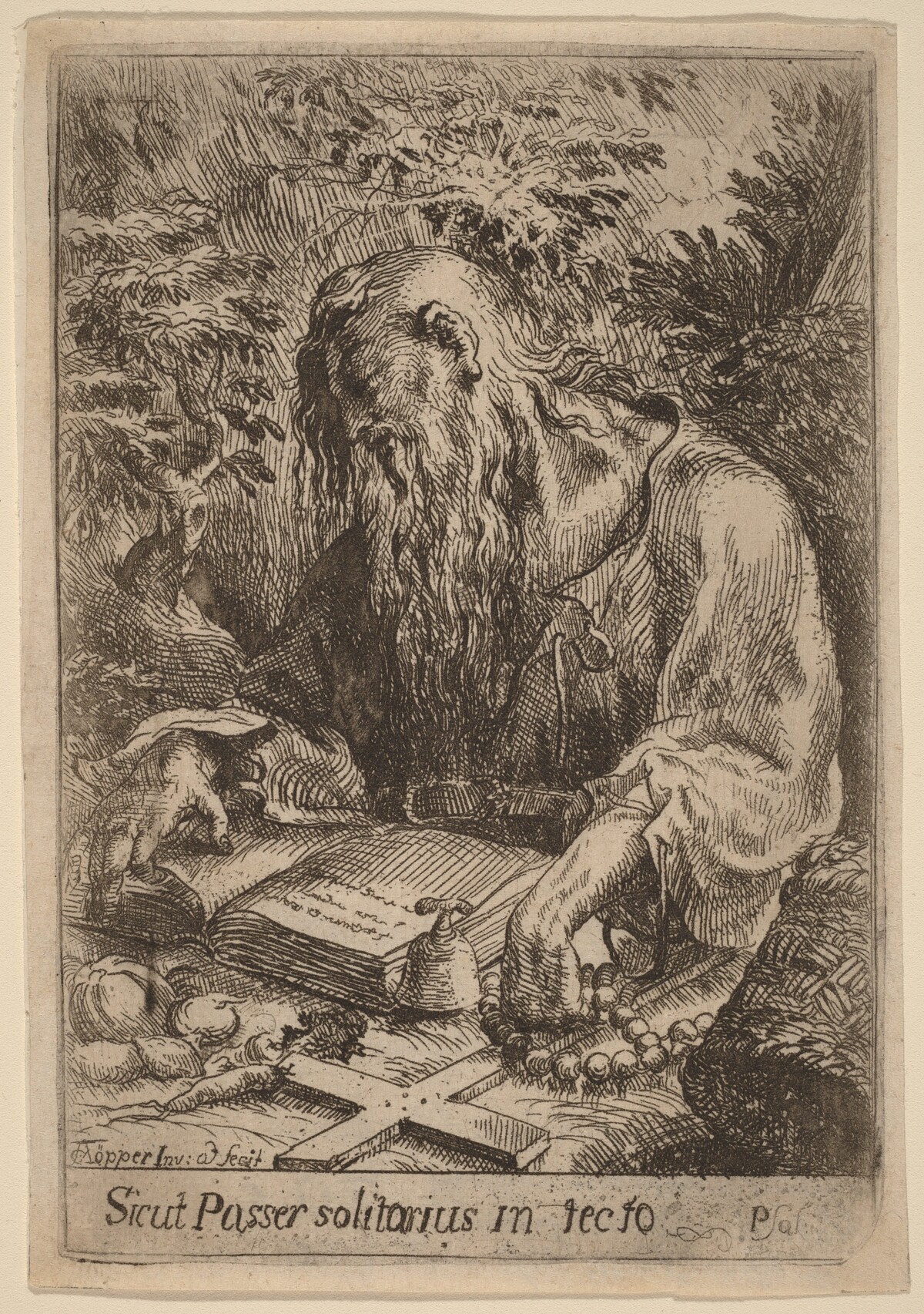 A Hermit Saint by Karel Frantisek Töpper