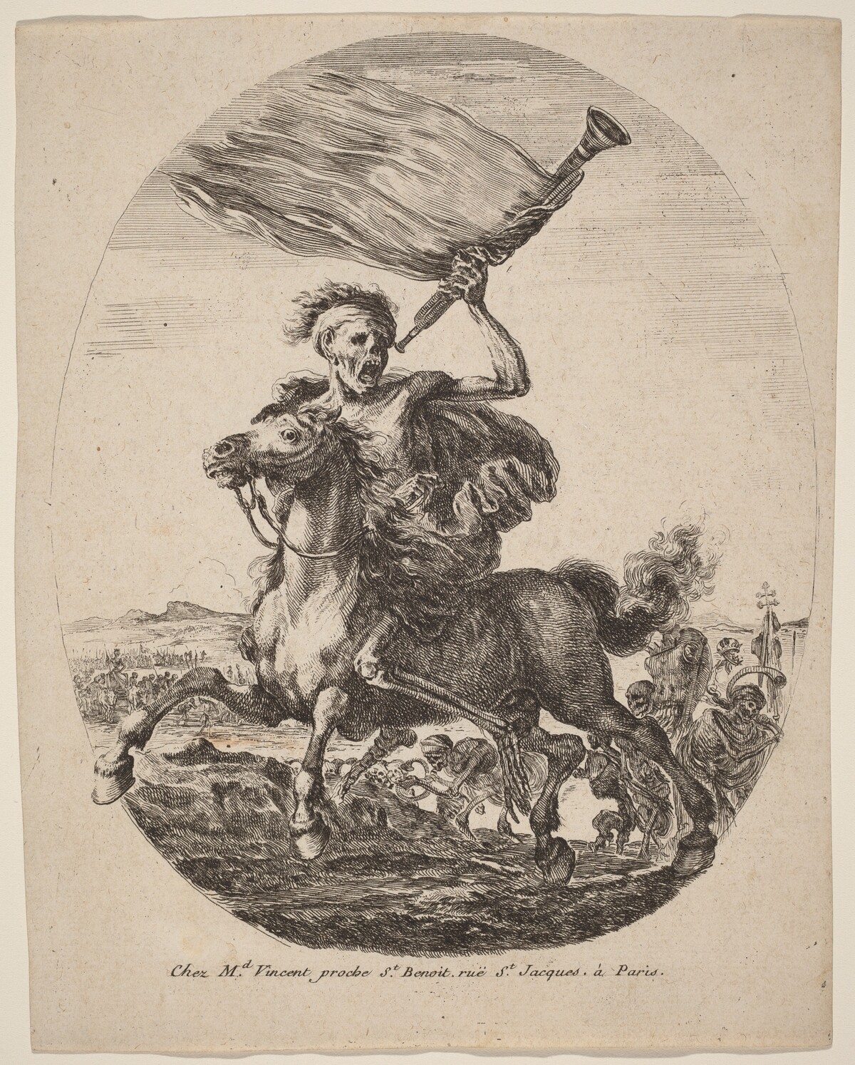 Death on Horseback by Stefano Della Bella