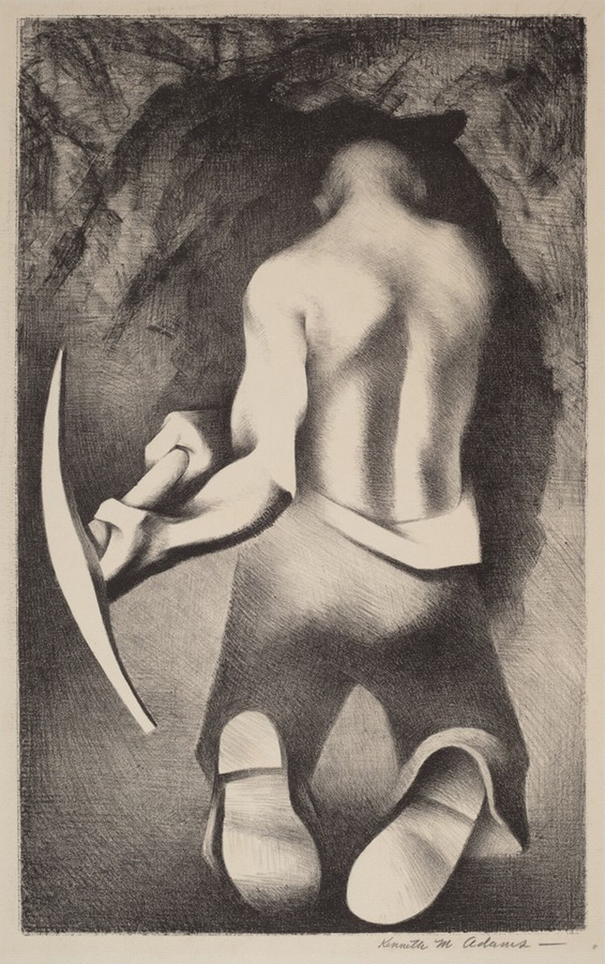 The Miner by Kenneth Miller Adams