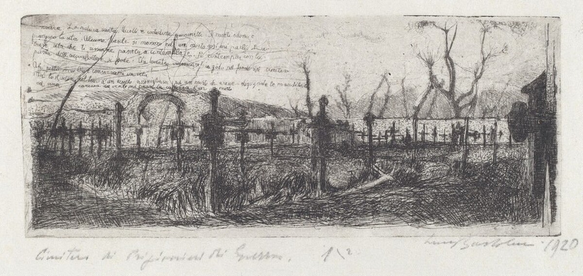 Cemetery of Prisoners of War (Cimitero dei prigionieri di guerra) by Luigi Bartolini