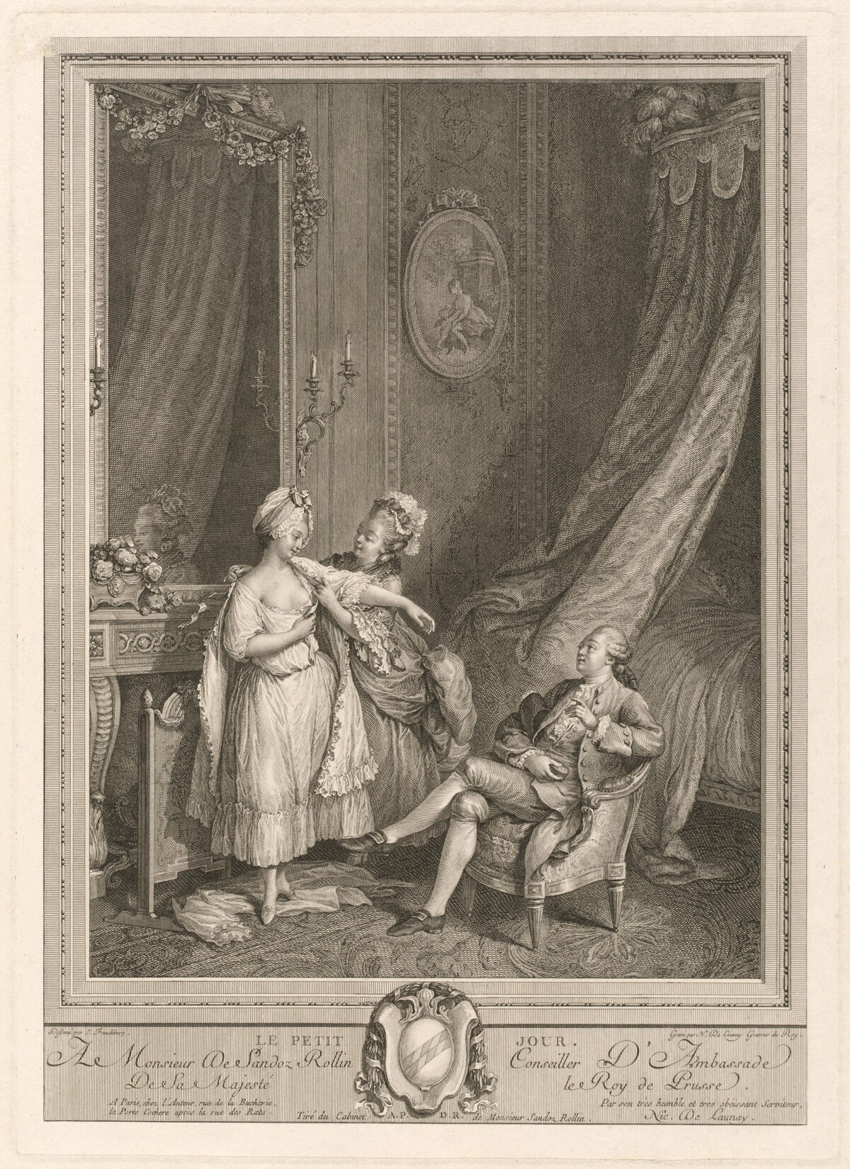 Le Petit Jour by Nicolas Delaunay after Sigmund Freudenberger