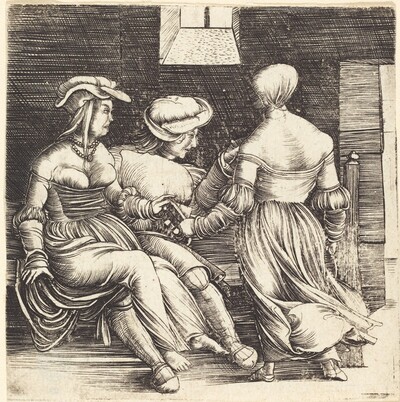 Young Man and Maids