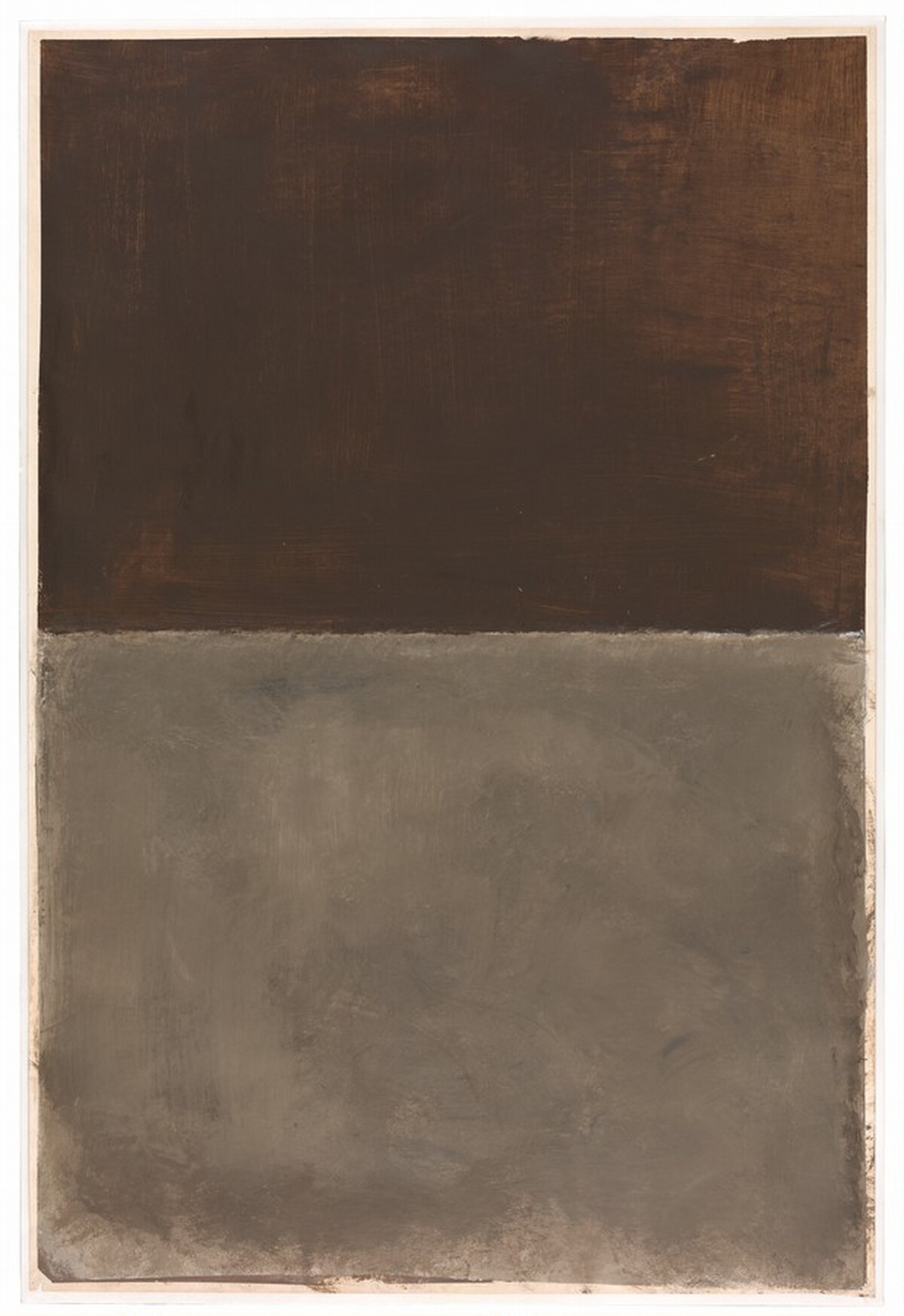 Untitled (Brown and gray) by Mark Rothko