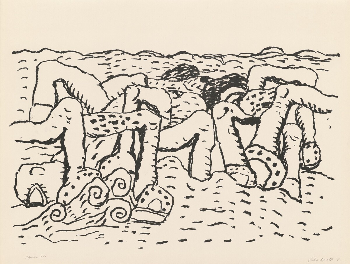 Agean [special proof] by Philip Guston