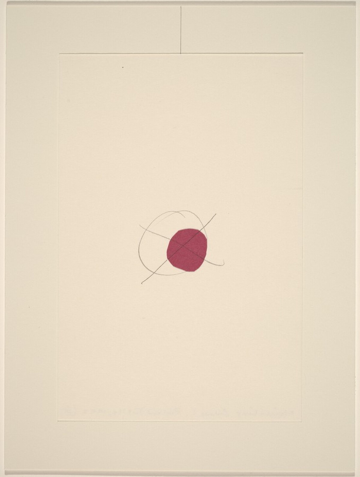 Munich Line #5 by Richard Tuttle