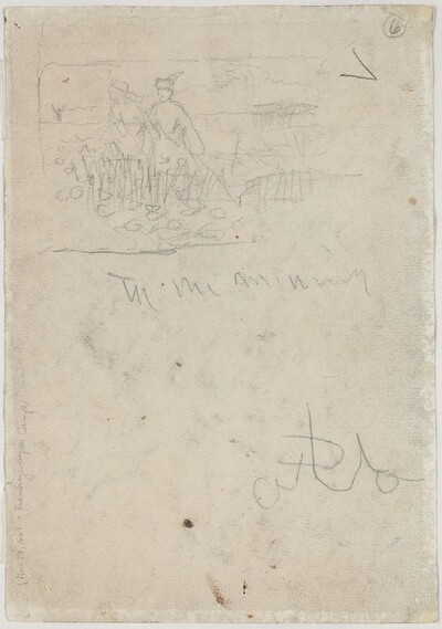 Thanksgiving in Camp [verso]