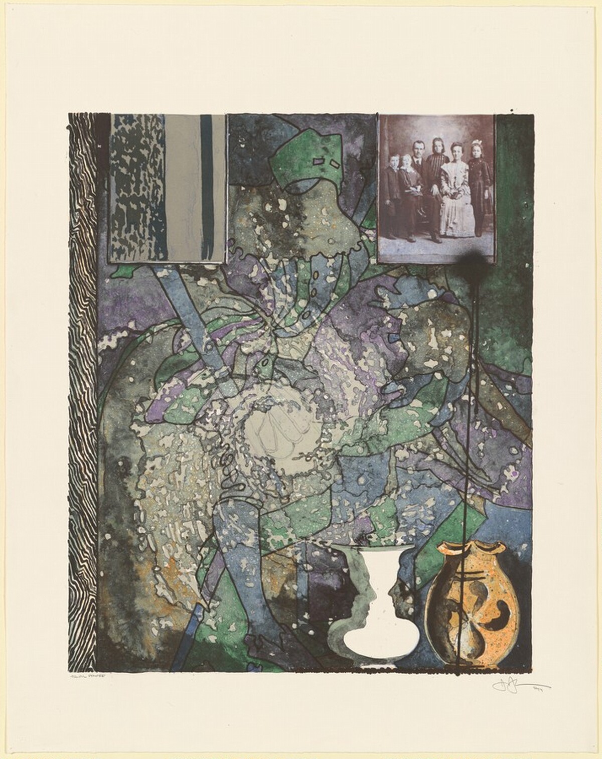 Untitled (American Center) [trial proof] by Jasper Johns