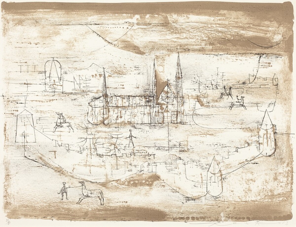 The Old City by Zao Wou-Ki