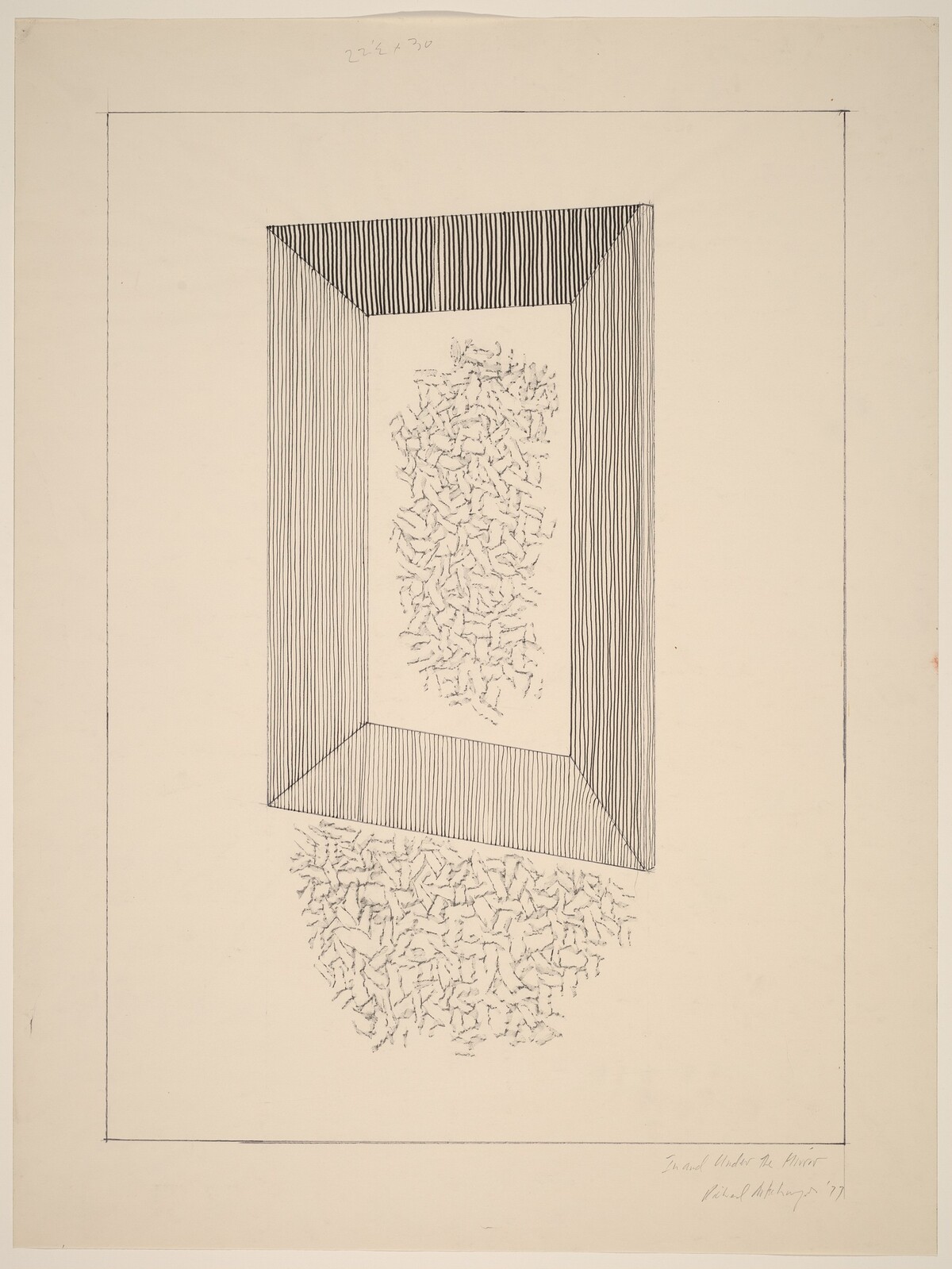 In and Under the Mirror by Richard Artschwager