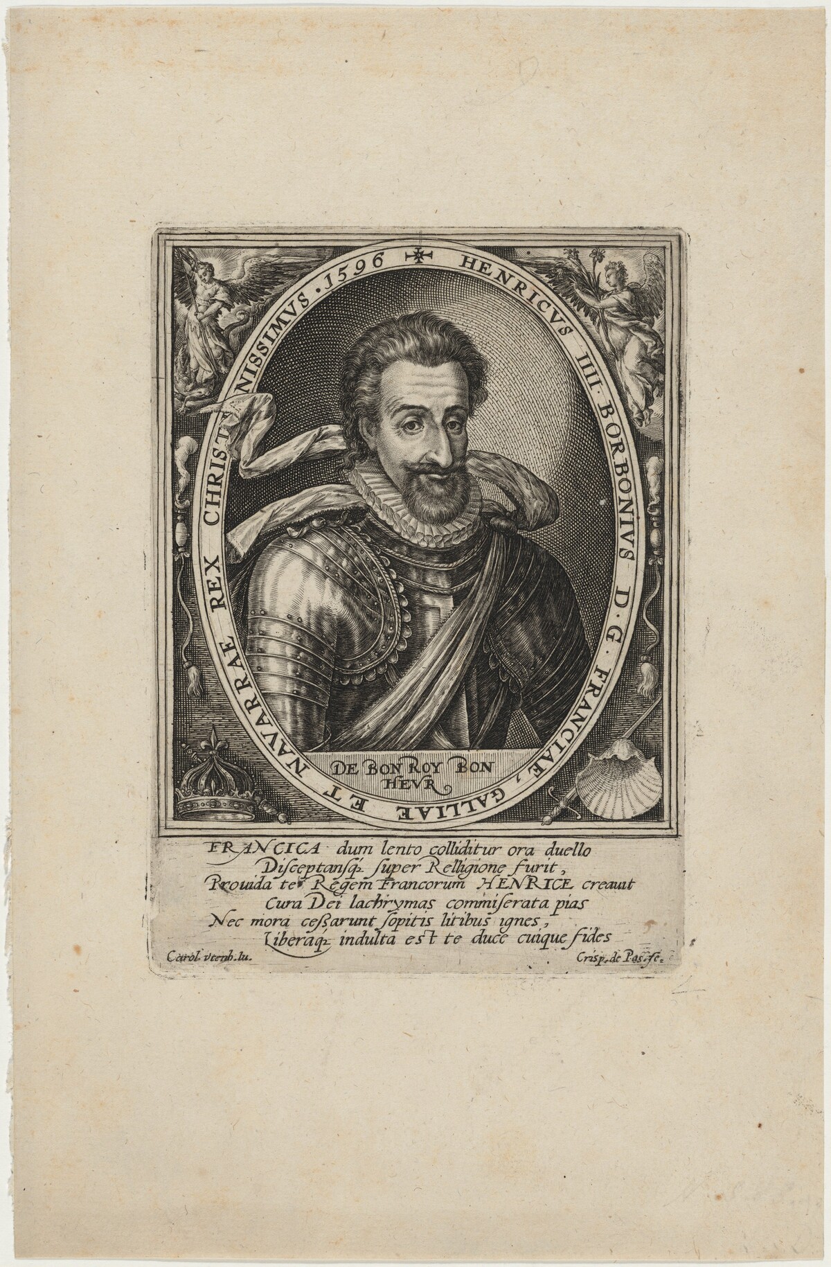 Henry IV, King of France by Crispijn de Passe I