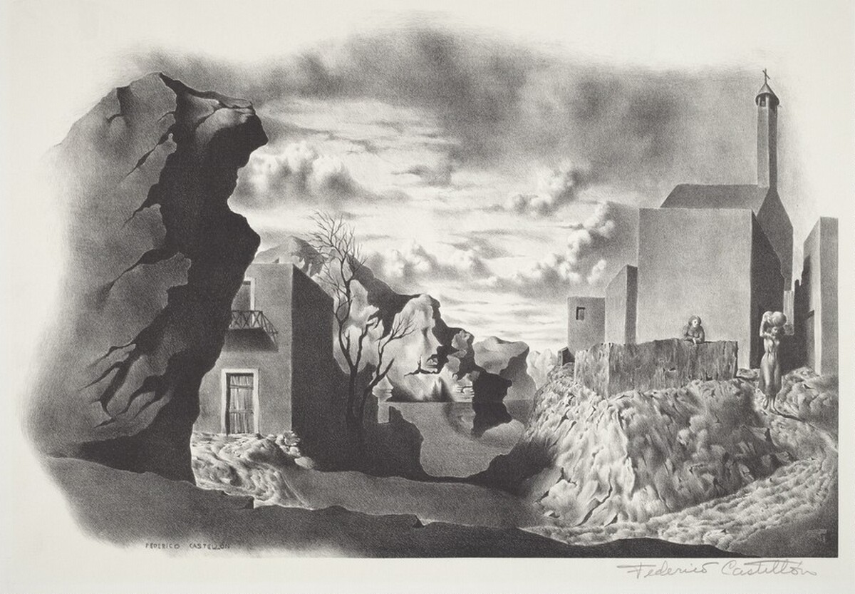 Spanish Landscape by Federico Castellón