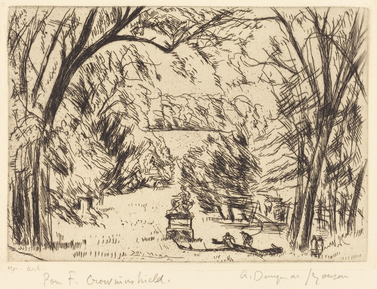 Gardens of Saint-Cloud (Le parc de Saint-Cloud ou les jardins de Saint-Cloud) by André Dunoyer de Segonzac