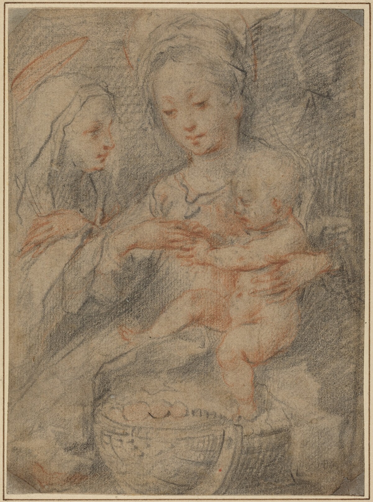 The Marriage of Saint Catherine by Attributed to Francesco Vanni