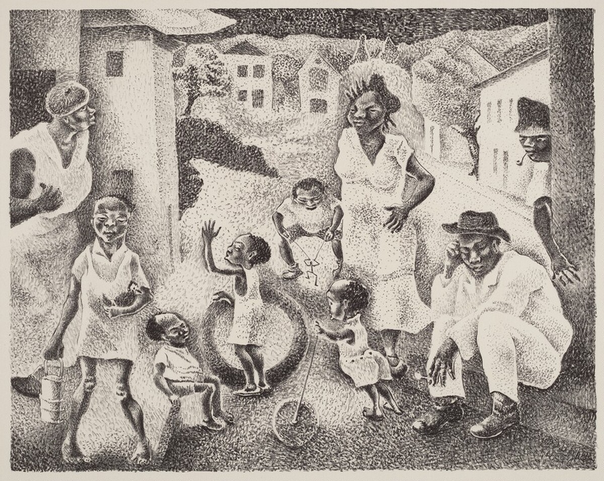 Catfish Row by George Biddle