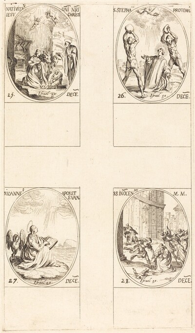 The Nativity; St. Stephen; St. John; Holy Innocents