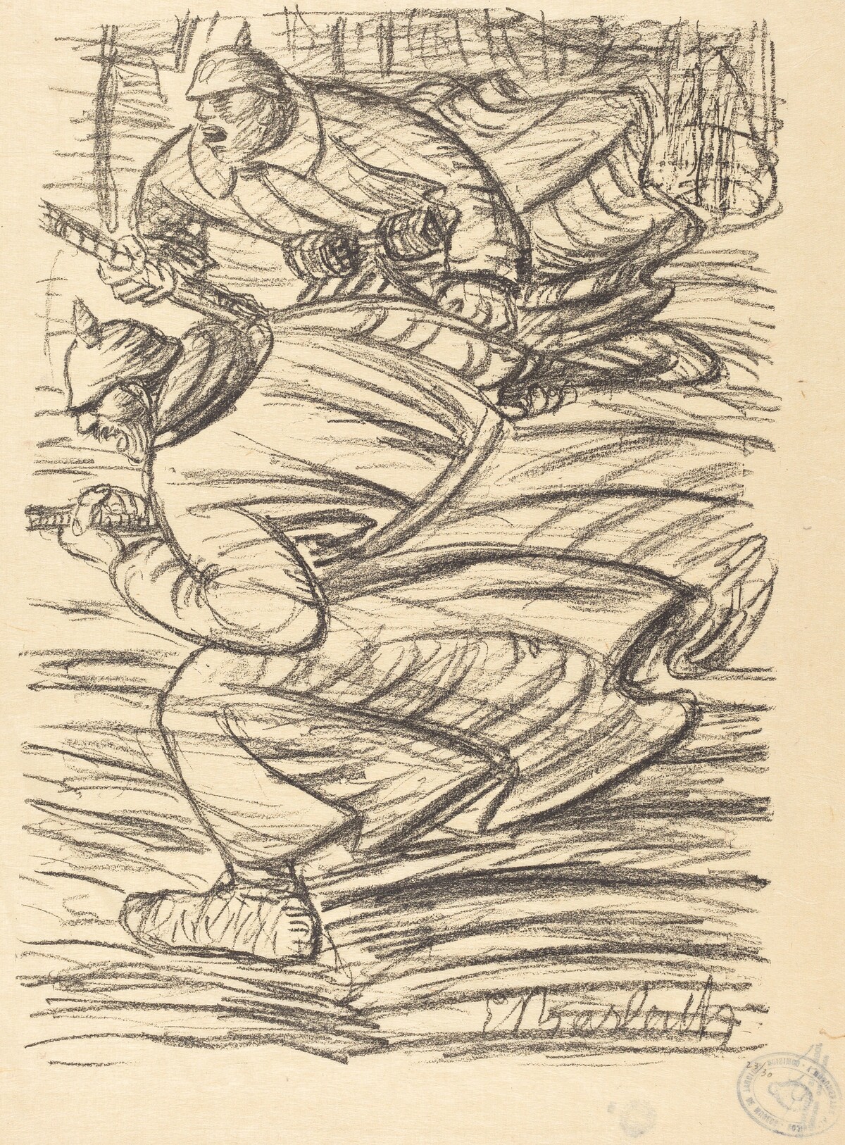 The Assault by Ernst Barlach