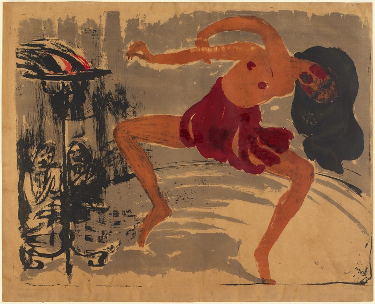 Dancer by Emil Nolde