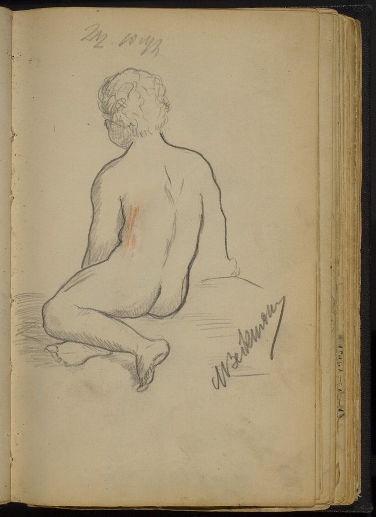 Nude Figure by Max Beckmann