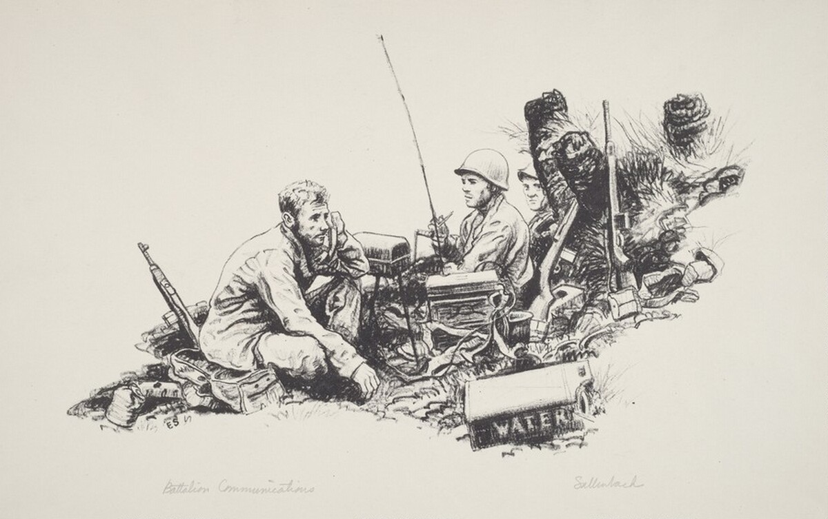 Battalion Communications by Edward A. Sallenbach